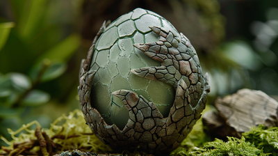 claymation dragon egg --ar 16:9 --v 6.0